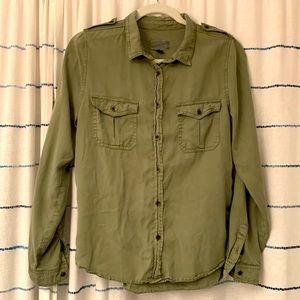 Olive Green Blouse/top (Universal thread)